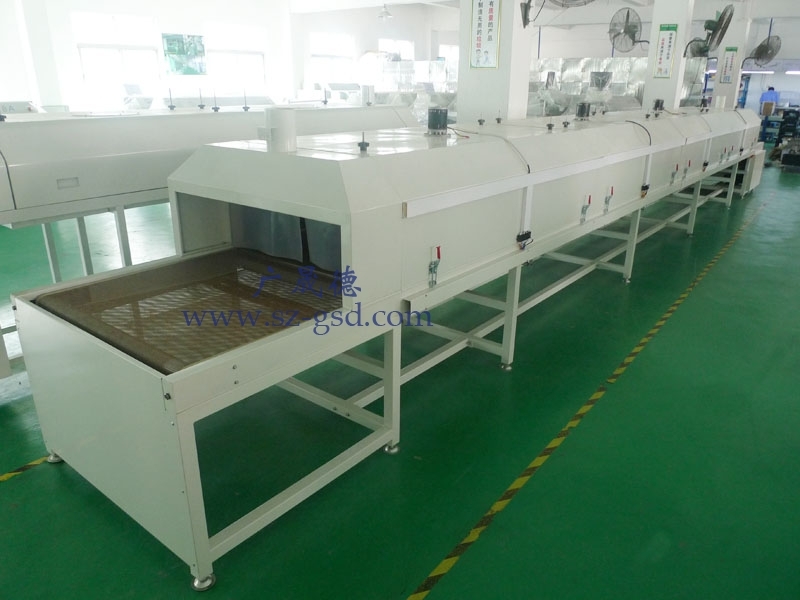 Electronic drying conveyor line