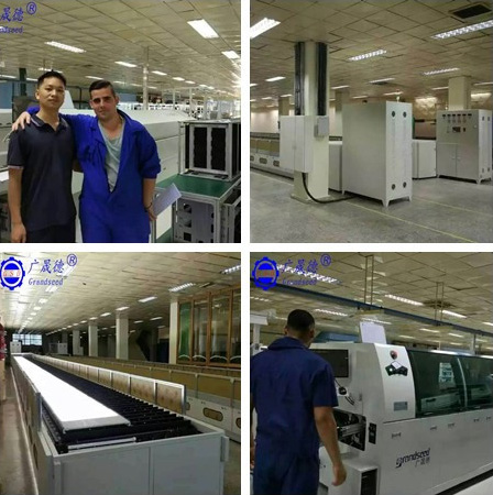 South Africa LED fluorescent lamp production line customers