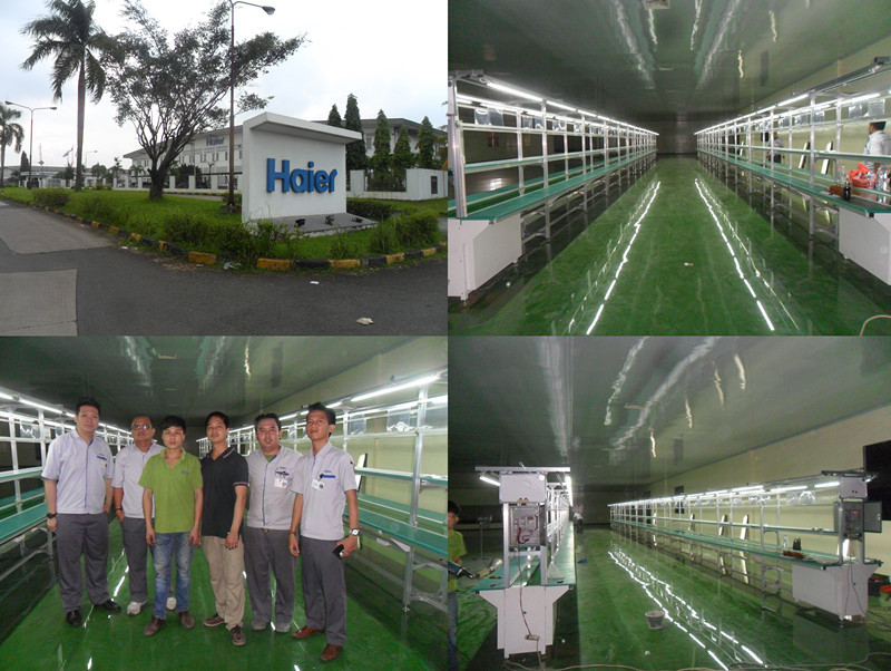 mobiles phones production line customer Indonesia Haier Company